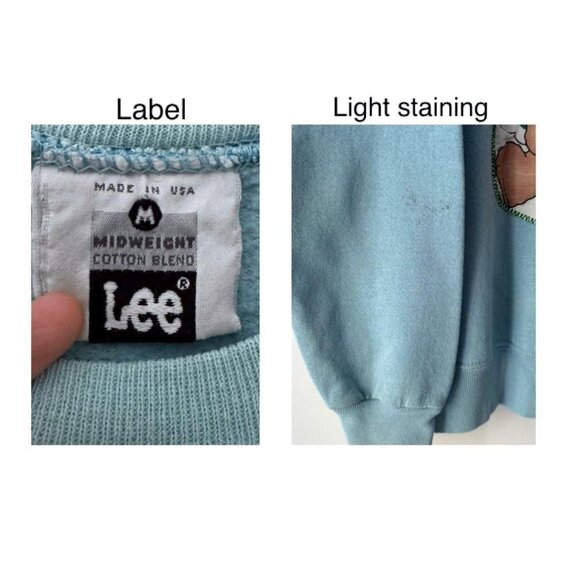 90s vintage reworked teddy bear animal christmas tree holiday pullover sweater - Picture 6 of 6